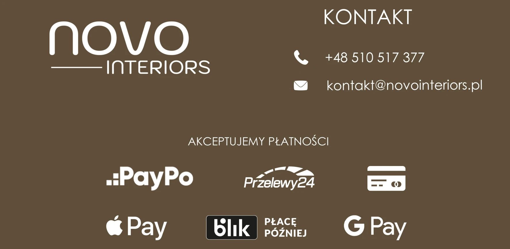 NOVO Interiors - strona główna